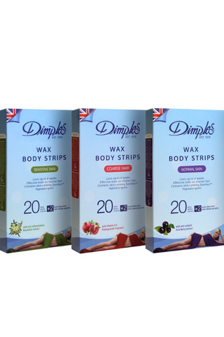 DIMPLES WAX STRIPS
