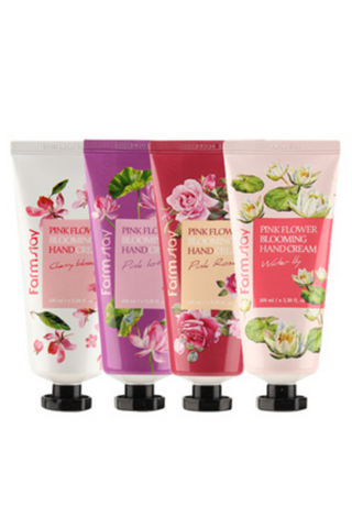 FARMSTAY PINK FLOWER BLOOMING HAND CREAM
