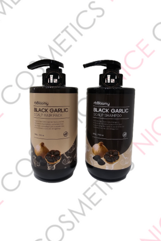 RBBLOOMY BLACK GARLIC SHAMPOO/HAIR PACK 500ML