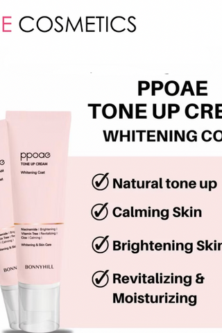 [BONNYHILL] PPOAE WHITENING COAT TONE UP CREAM 50ml - Korea