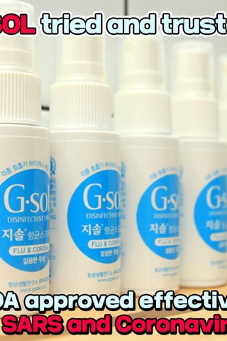 G.SOL Portable Sanitizer Spray 30 ML