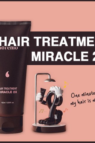 MOREMO HAIR TREATMENT MIRACLE 2X 180ML