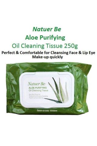 NATUER BE ALOE PURIFYING OIL CLEANING TISSUE 60PCS
