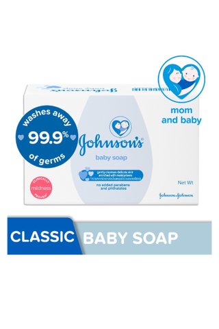 (BUNDLE FOR 4)JOHNSON'S BABY SOAP BAR 100G EACH
