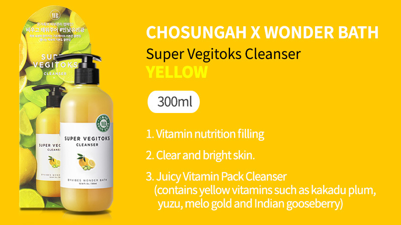 CHOSUNGAH WONDER BATH SUPER VEGITOKS CLEANSER 300ML