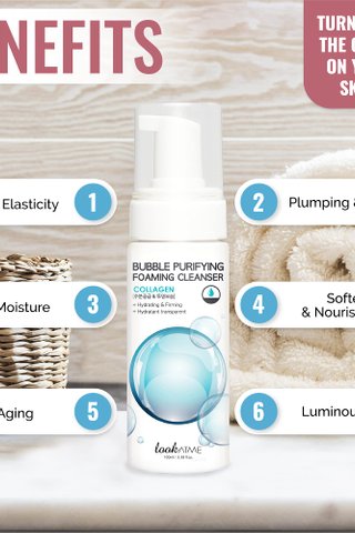 LOOKATME BUBBLE PURIFYING FOAMING CLEANSER 150ML